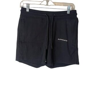Alphalete Essential Core Shorts Black Womens Medium NWT Gym Athletic